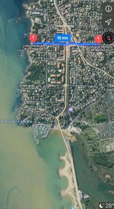 F2/4 Pers Plage-Commerces A Pieds-Parking Prive Saint Aygulf Exterior photo